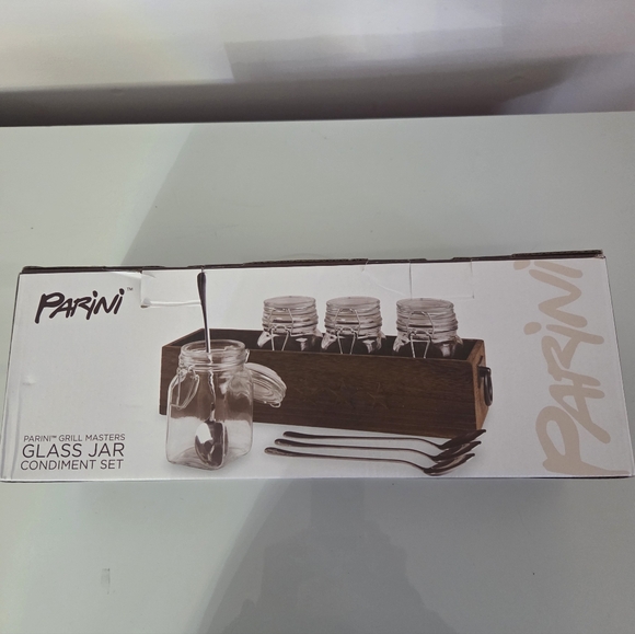 Condiment Jar Set NEW - Picture 2 of 5